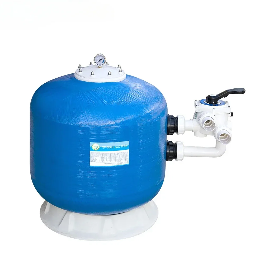 7 types of top-mounted sand filters for water treatment/swimming pools/water parks/aquaculture