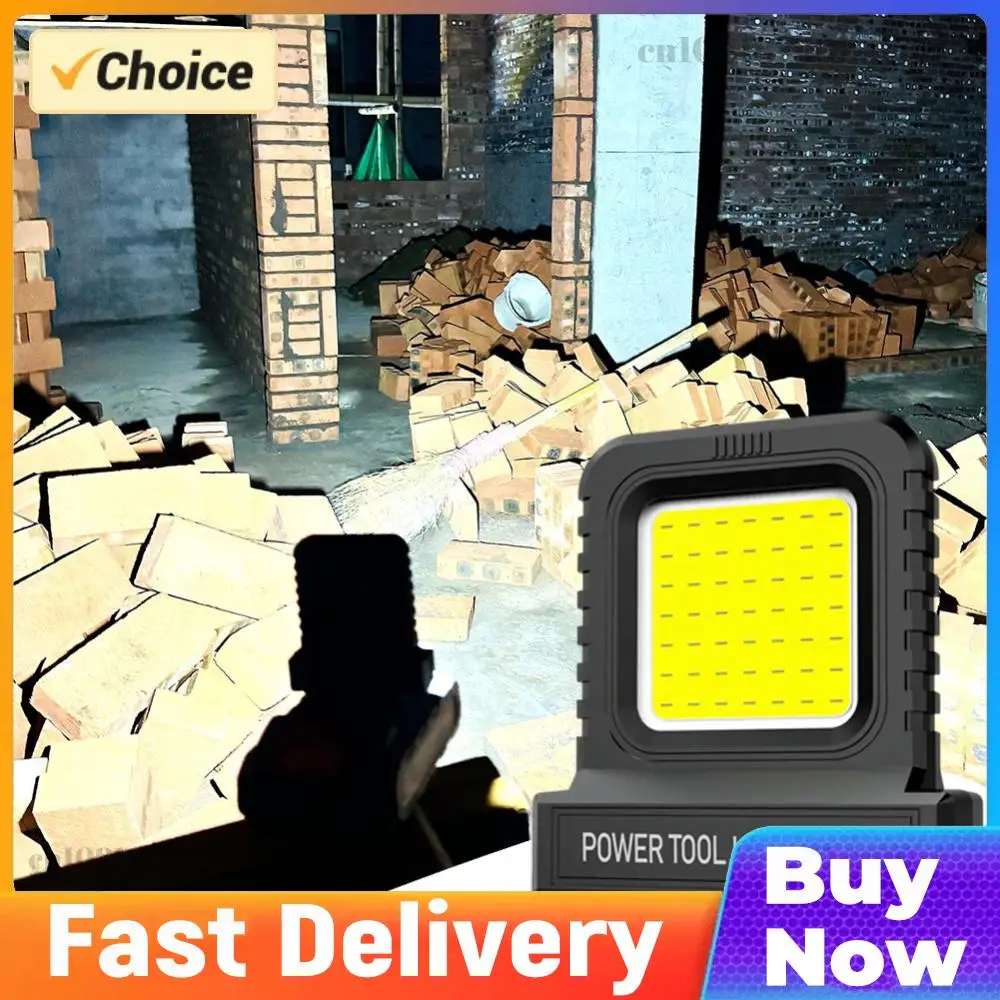 14W Mini Pocket Work Light with 2 Modes Lighting Long-Lasting Strong Light for Garage Car Repair Camping Fishing