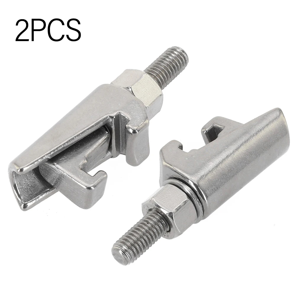 2 STKS ISO Dubbele Kaakklem 304 Roestvrij Stalen Armatuur Snelle Installatie Schroefklembevestiging Voor Veilige Vacuümverbinding