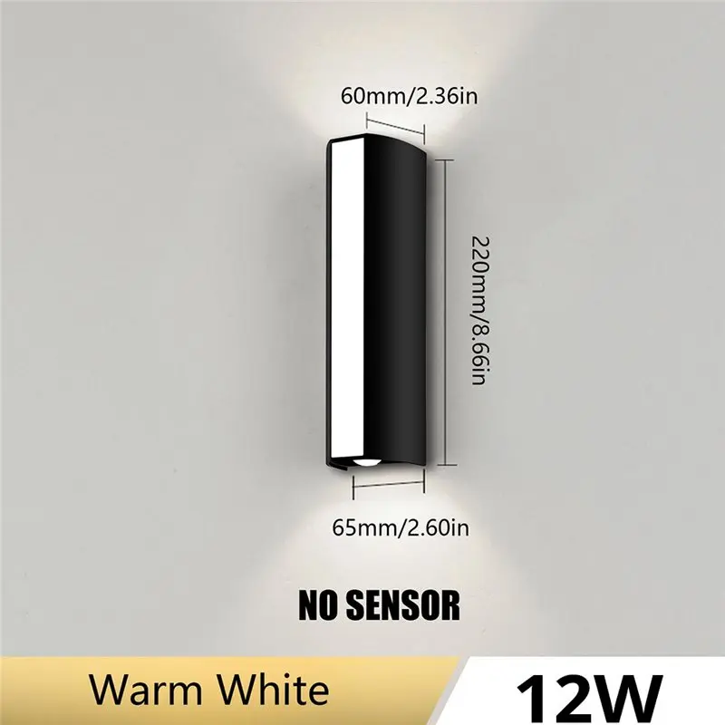 ABMS-Wall Light LED Lamp Waterproof Warm Lighting Decoration For Home Outdoor Waterproof Outdoor Wall Light