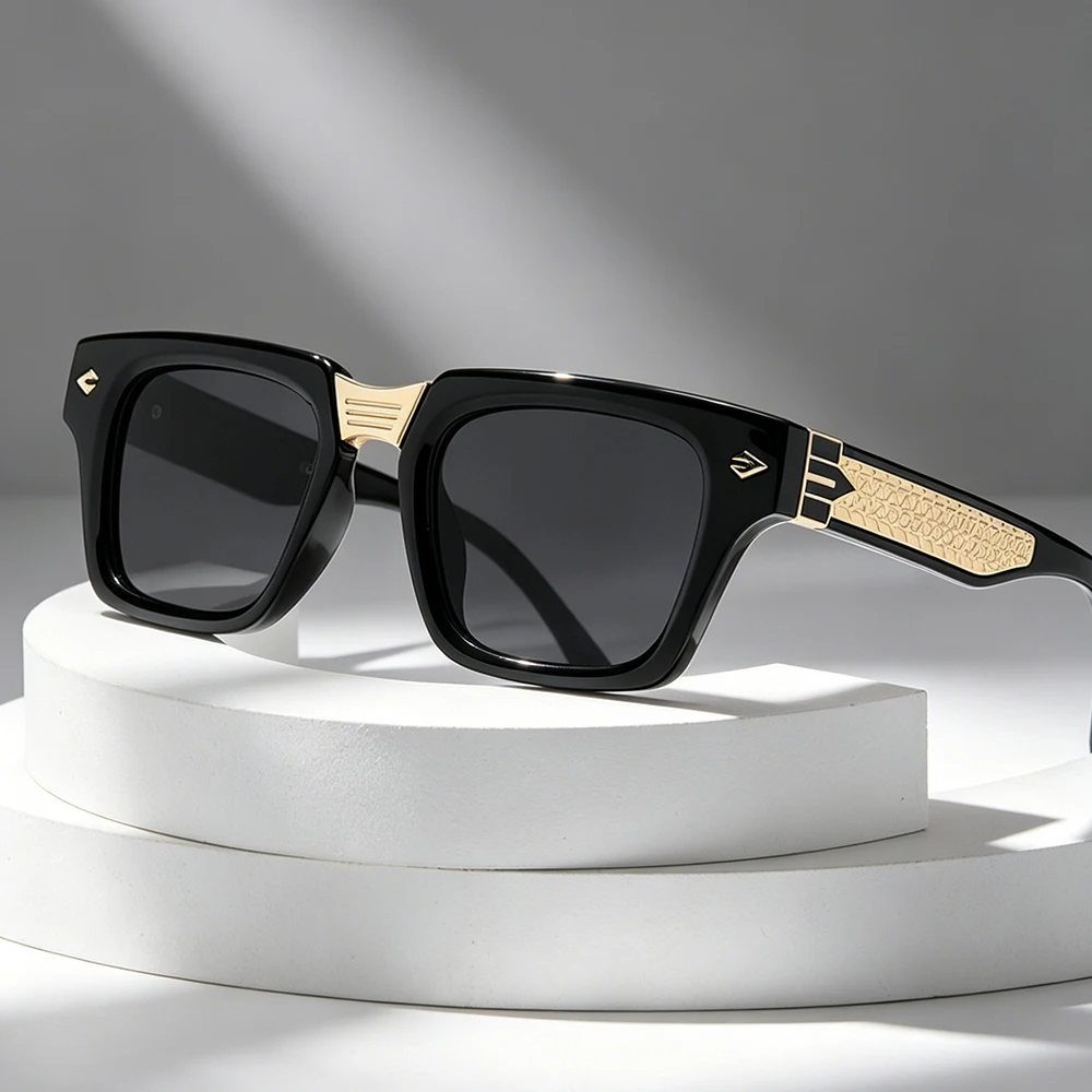 Heiße Designer-Mode Unisex Damen-Sonnenbrille Premium Retro-Sonnenbrille Metallbrille
