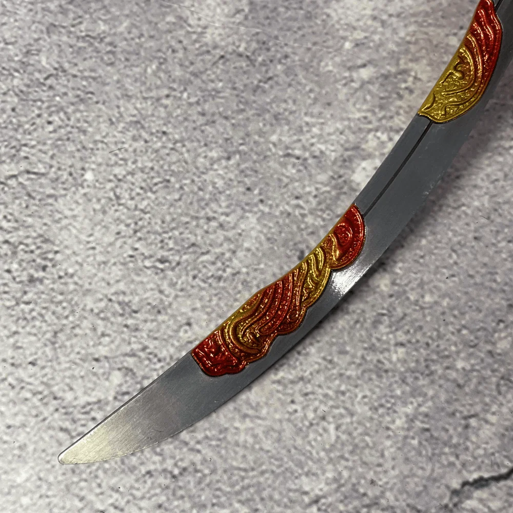 11inch Elden Katana Metal Wander Cutlass Steel Real Size Japanese Katana Original Samurai Sabre Anime Elden Ninja Knife Toy Gift