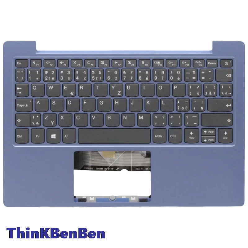 CZ Czech Ice Blue Keyboard Upper Case Palmrest Shell Cover For Lenovo Ideapad S150 Slim 1 11 11AST-05 5CB0W44046