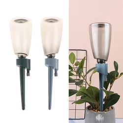 Adjustable Plastic Clear Household Flower Automatic Lazy Watering Cans Drip Irrigation Plant Waterer for Business Trip