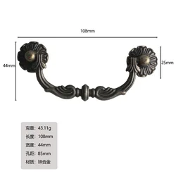 Handle Cabinet Door Knob Drawer Wardrobe Door Strip Handle Handle 85mm Hole Spacing