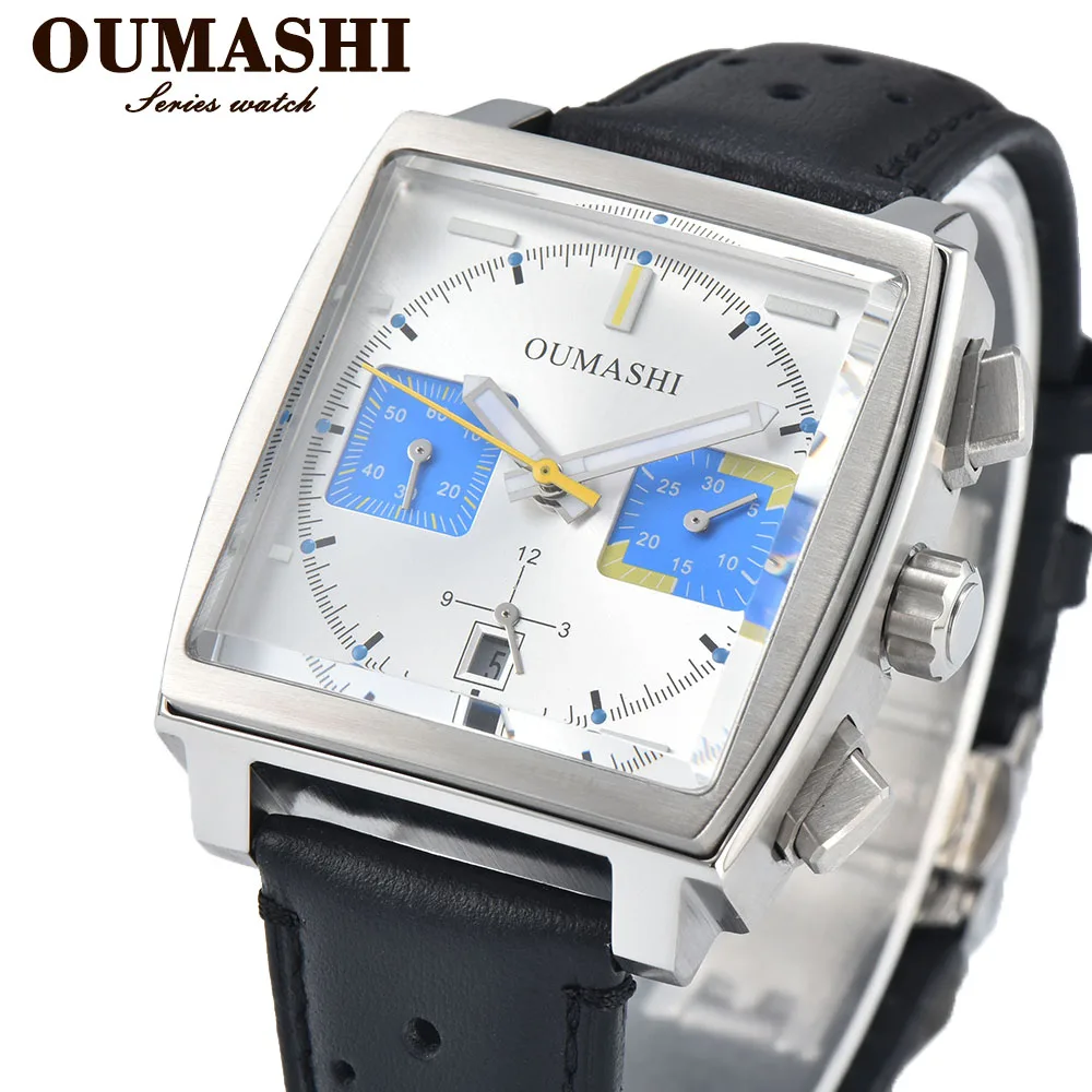 New Men's luxury watch ETA 7750 watch Stainless steel Waterproof timing sports watch automatic mechanical watch ETA7750 Movement