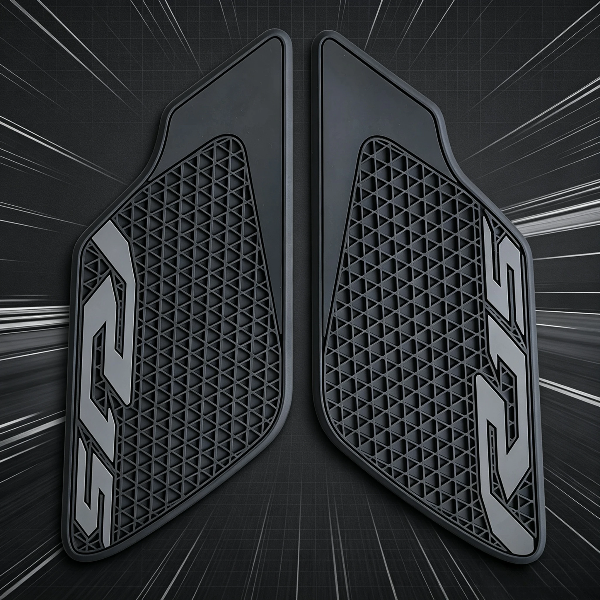 Motorcycle Anti-Scratch Rubber Fuel Tank Side Grips Non Slip Tank Pad Protector Stickers for Yamaha R15 2019-2026