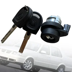 For Seat Leon Ibiza / VW New Ignition Lock Barrel Cylinder Immobilizer & 2 Keys 8E0905855A 8E0905855C