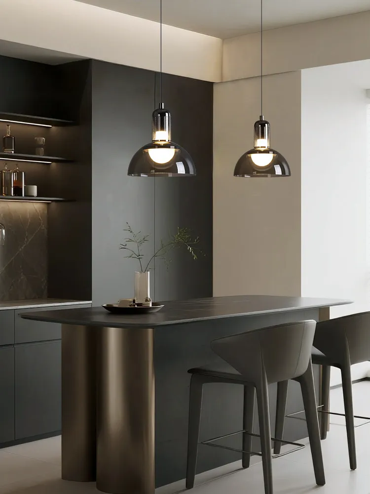 Italian style light luxury hanging line lamp, simple lifting, restaurant entrance, bar counter, bedroom bedside pendant lamp