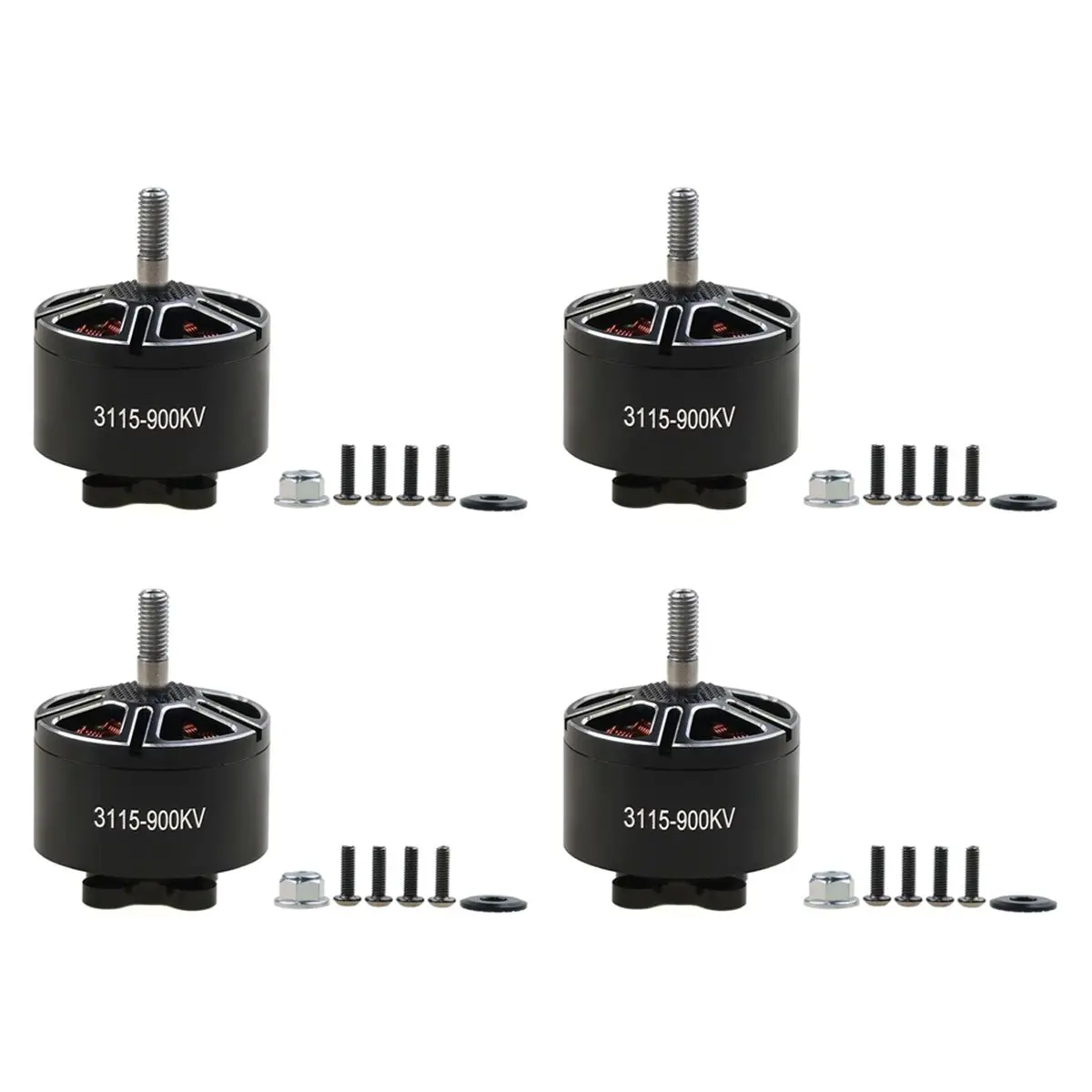 Y392A~!#4PCS 3115 900KV Brushless Motor 6S Long-Distance Racing Drone Motor for FPV RC Drone