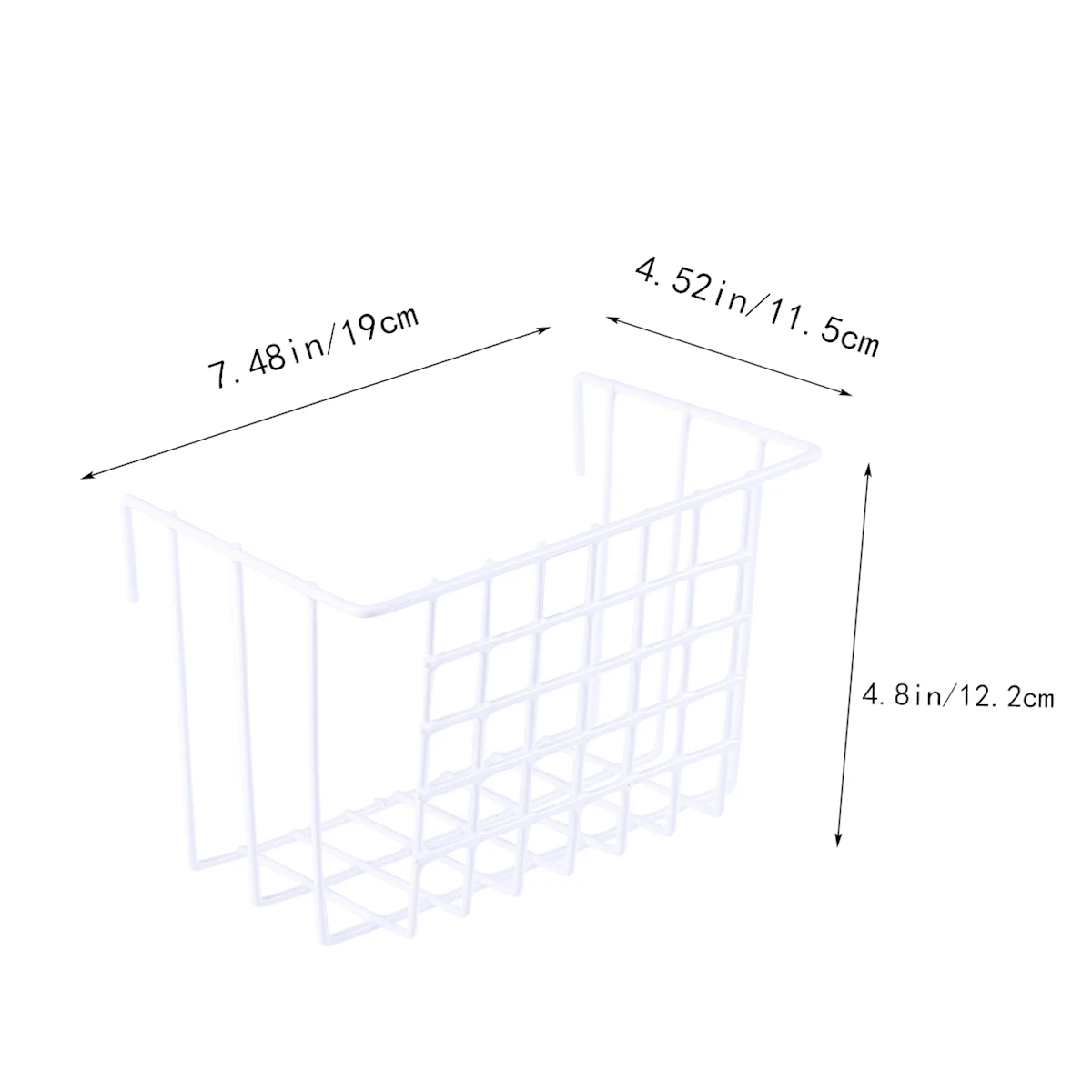 

Stainless Steel Storage Basket Camping Cookware Shelf Hook Grill Hanging Space Saver Picnic Wire Mesh Organizer