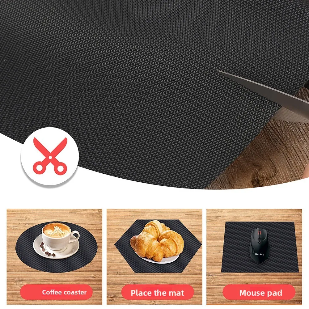 New EVA Shelf Liners Non-Slip Non-Adhesive Drawer Mat Oil-proof Waterproof Closet Placemat Table Pad Cupboard Protector
