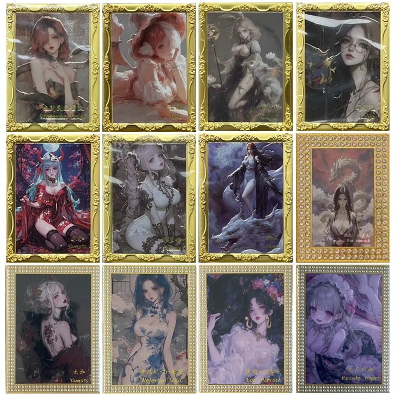 

Anime One Piece Metal Cards Robin Hancock Yamato Nami Reiju Vivi Uta Collection Cards Christmas Birthday Gifts Children's Toys