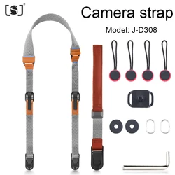 Camera Strap for SLR Canon Nikon Sony Fuji Leica Pentax Olympus Micro Single Quick Release Shoulder Strap Diagonal DecomPression