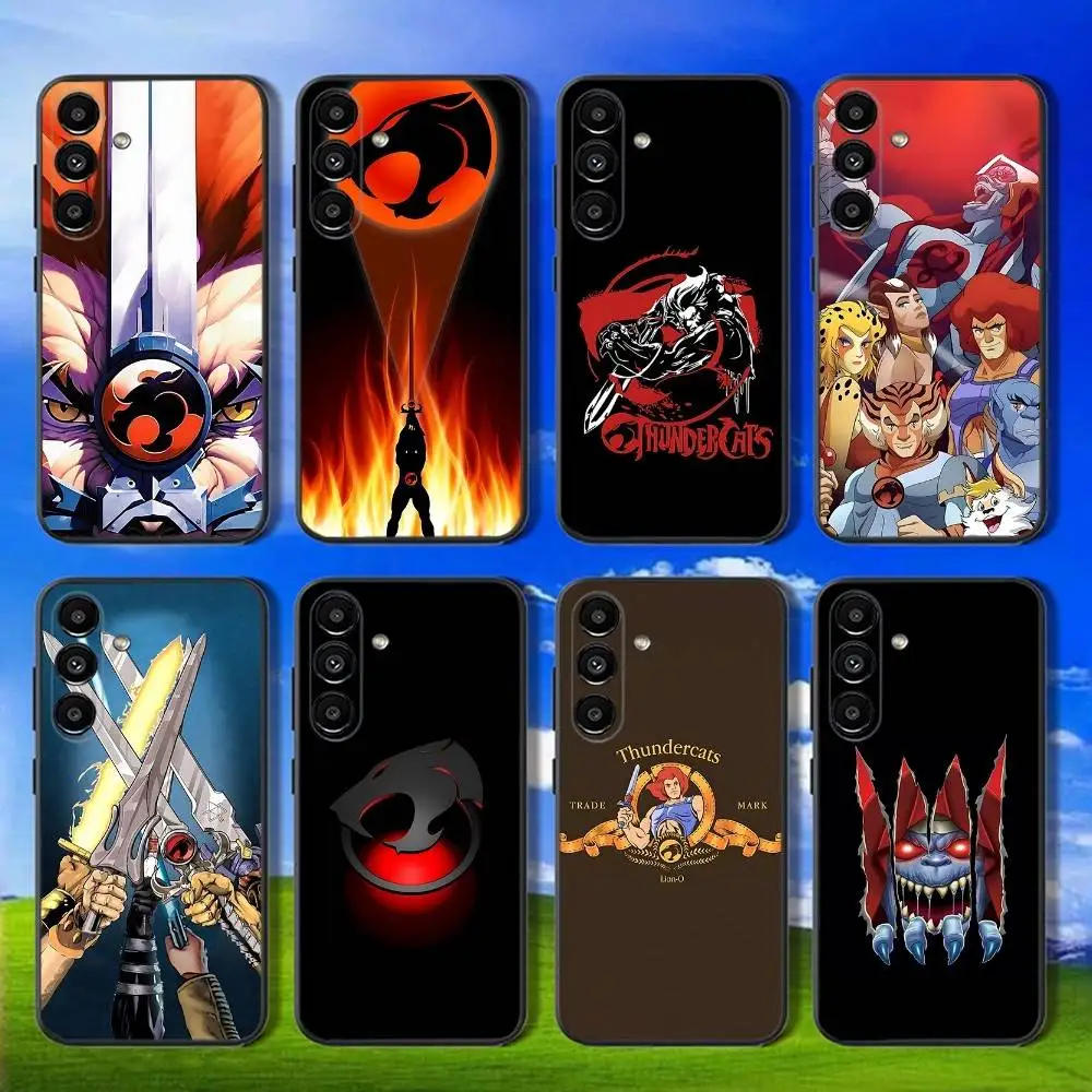 

Phone Case For Samsung Galaxy A13,A21s,A22,A31,A32,A52,A53,A71,A80,T-ThunderCats CARTOON Soft Black Shell