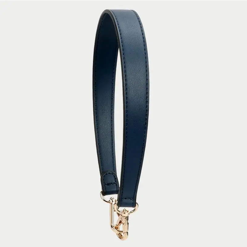 สายคล้องกระเป๋าหนังกระเป๋าถือสําหรับกระเป๋าถือผู้หญิงสั้นกระเป๋าสายคล้องกระเป๋า DIY เปลี่ยนกระเป๋าเข็มขัด Golden BUCKLE