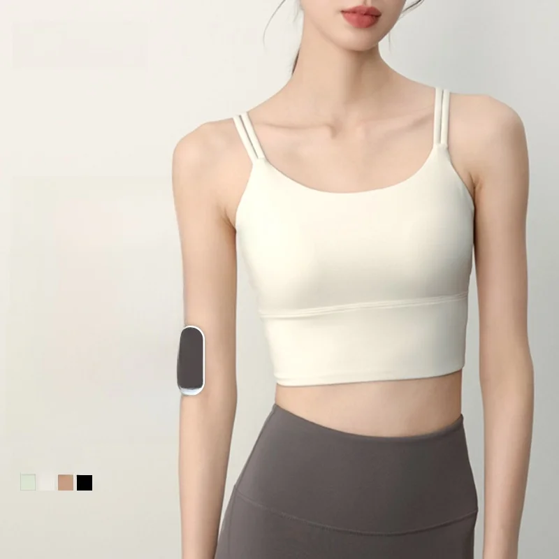 

Женское противоударное спортивное нижнее белье для бега, тренировок, фитнеса, йоги, интегрированный жилет на слинге, спортивная одежда для прыжков со скакалкой