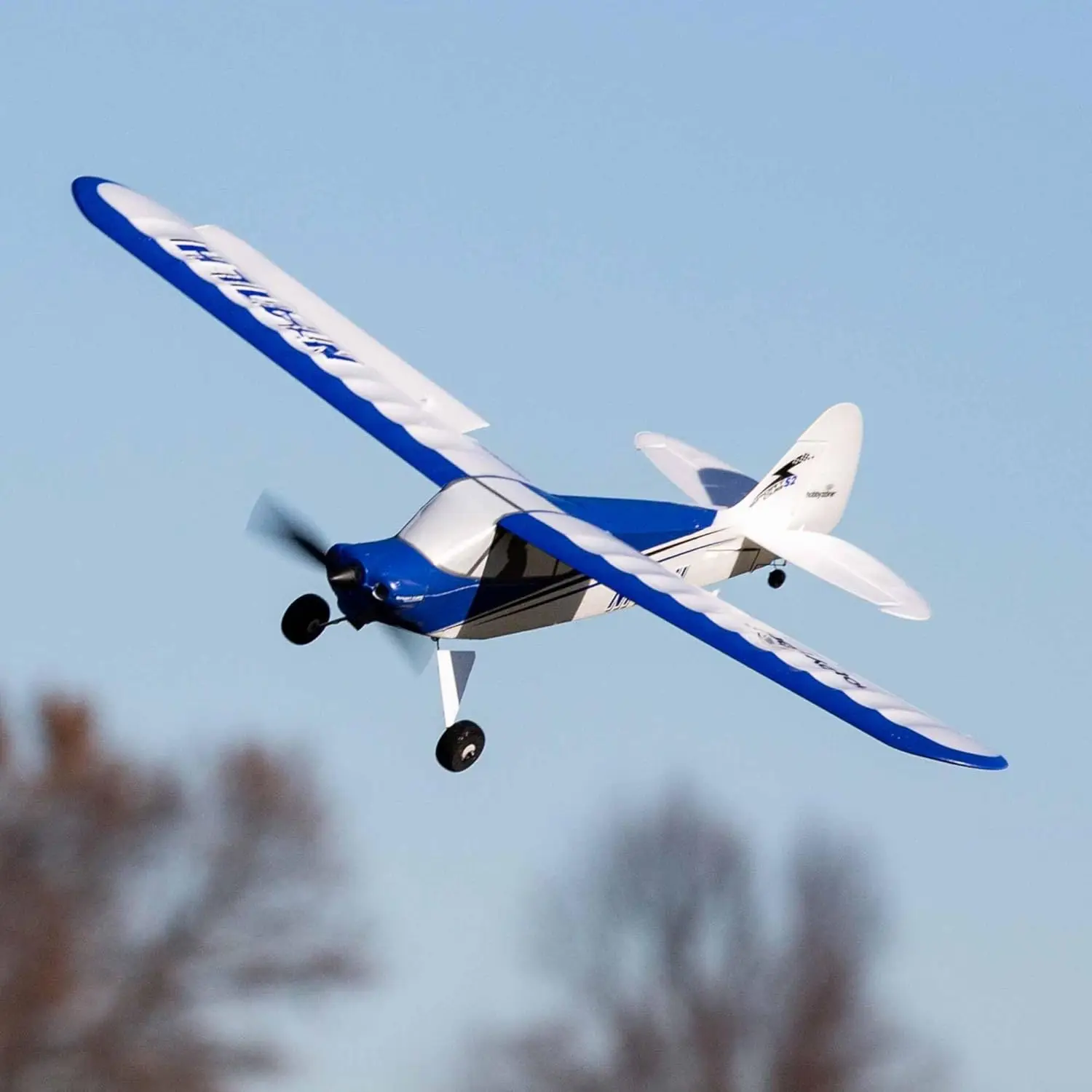 RC Airplane Sport Cub S 2 615mm RTF White Blue Includes Everything Needed to Fly Safe Technology HBZ444000