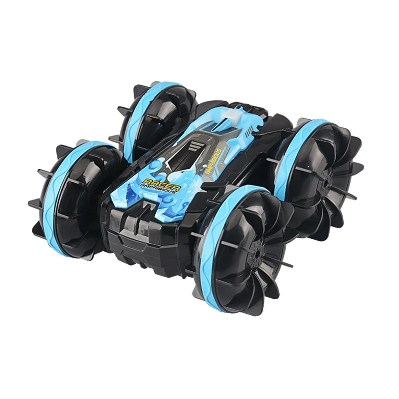 Amphibious Rc Car Remote Control Stunt Car Vehicle 4wd 4x4 Battery Sea River Water Rechargeable Off Road Boys Girls 360 Rotating