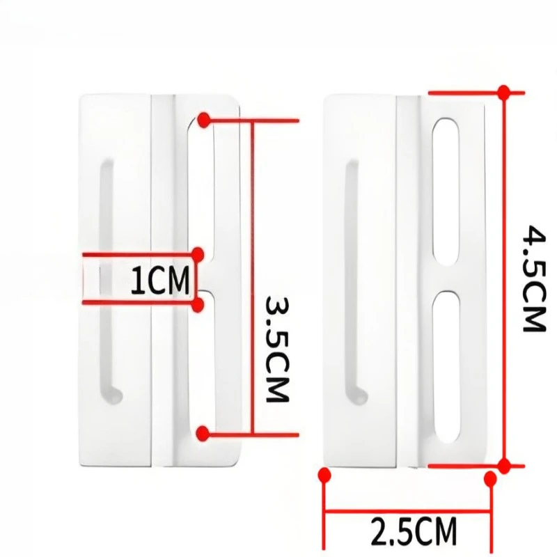 A pair Range hood hanging bracket for Range hood mounting bracket Wall Mount Kitchen Accessories Adjustable hole spacing