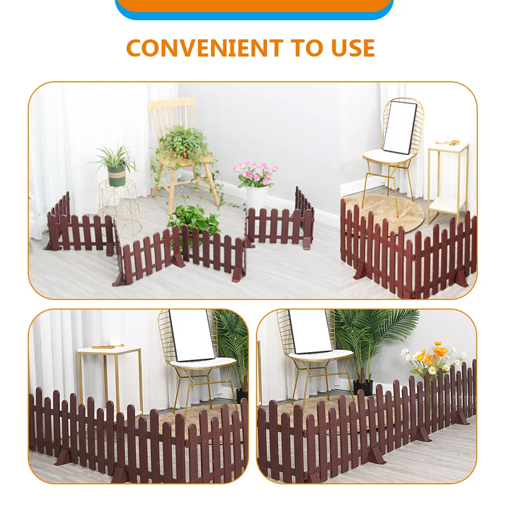 4 Pcs Fence Accessories Yard Stand Holder Fixed Support Parts Barrier Garden Small Base The for Plastic