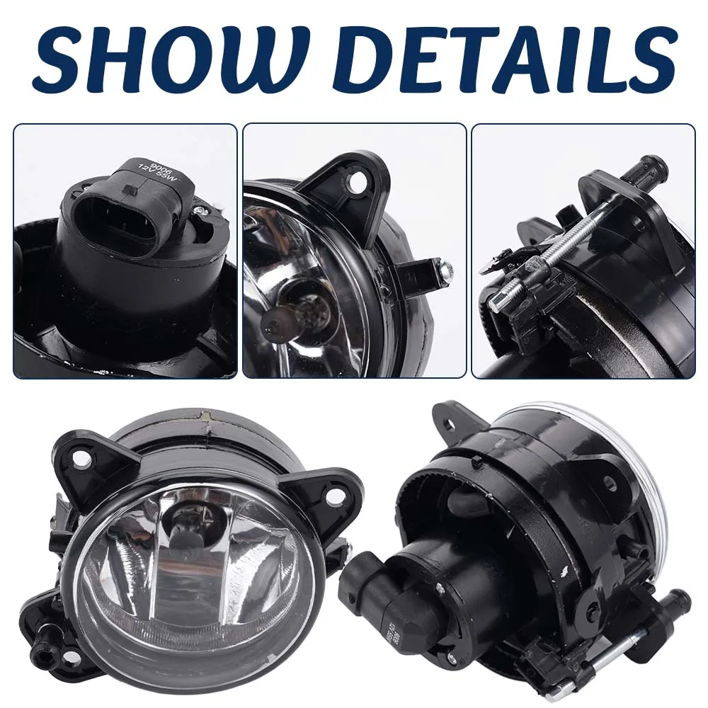 1 Pair For Volkswagen T5 (2003 - 2009)  Front Fog Light Anti-fog Lights Model Number 7H0941699 7H0941700 Car Replacement Parts