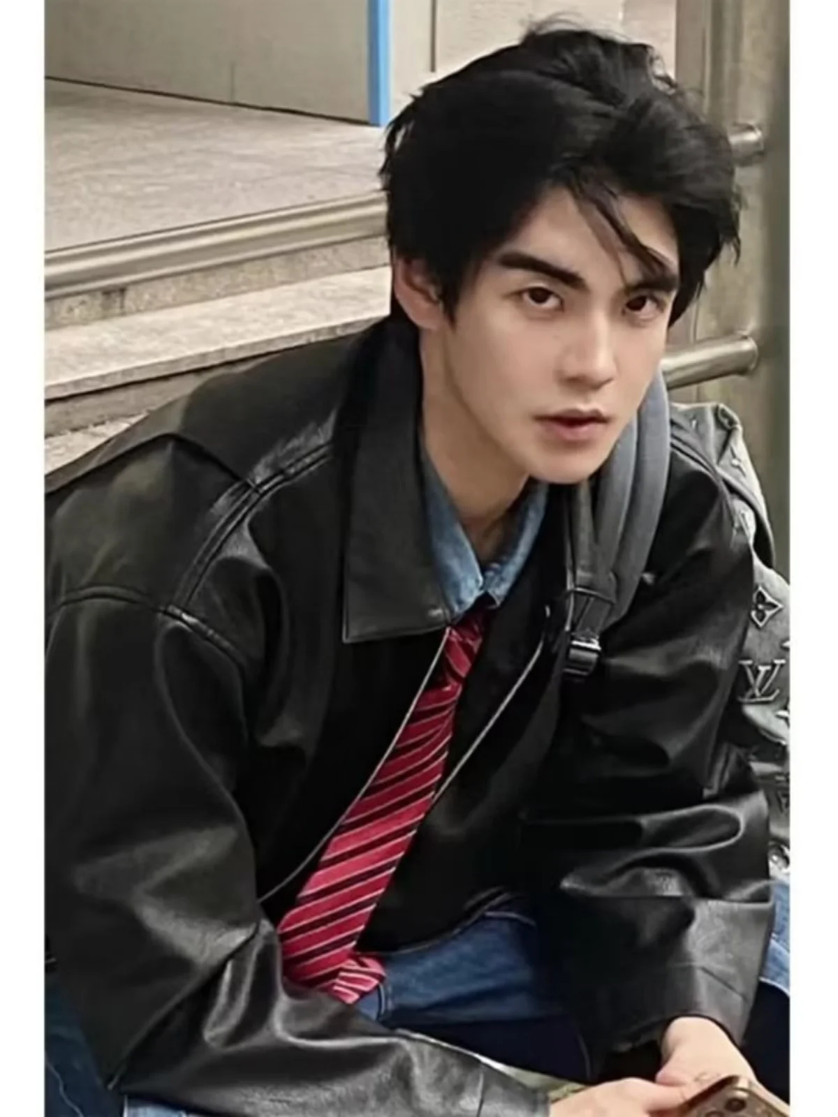 

Мужская куртка Cleanfit из черной искусственной кожи, осенне-зимняя, в американском ретро-стиле, мотоциклетная, с воротником, премиум-класса