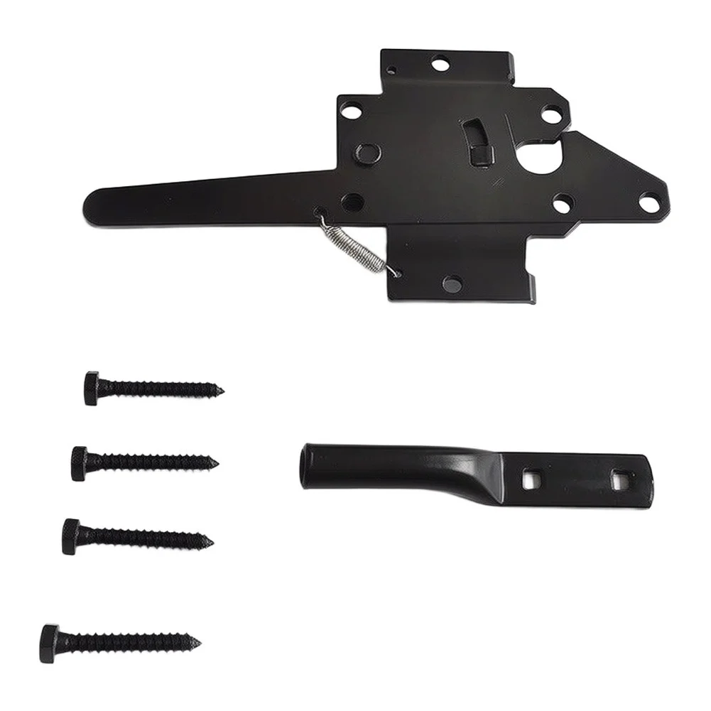 Outdoor Garden Fence Gate Hardware Set Hinge and Latch for PVC Wooden Weather Resistant Fence Installation Kit