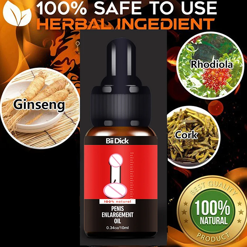 

[E] 10Ml Men Massage Oil Dropper Sexy Care