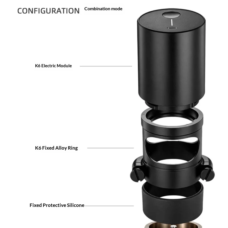 Electric Grinder Module For HANJIANG KINGrinder K6 Hand Coffee Grinder Portable Espresso Coffee Bean Grinding Accessory - view 2