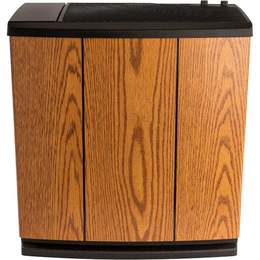 

Digital Whole-House Console-Style Evaporative Humidifier in Light Oak with Energy-Efficient Operation and Large Capacity for Op
