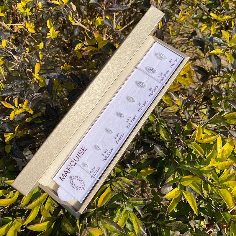 Diamond Size Comparison Set for Jewelry Store High Quality 5A CZ Gemstone Selector 11 Shapes 88 Sizes Carat Range Template Tools