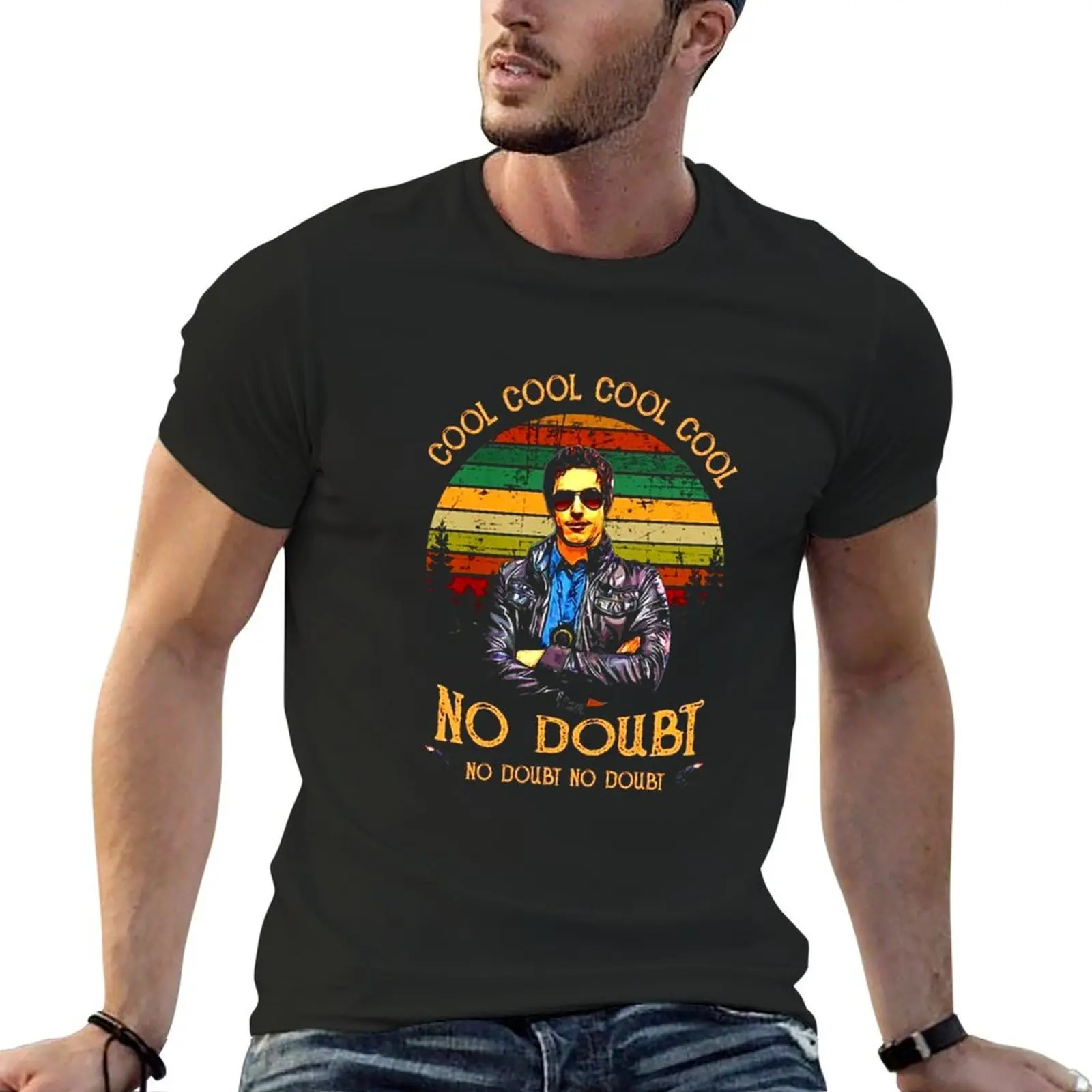 Cool No Doubt Brooklyn-99 Comedy tv Movies Detective Jake Peralta Amy Santiago T-Shirt