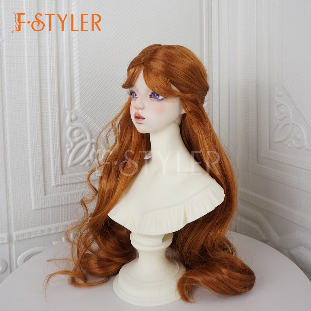 

FStyler 30 см длинные волнистые волосы для SD DOD OB11 парик для кукол для девочек со средним пробором синтетические мохеровые парики BJD 1/4 7-8 дюймов аксессуары для кукол