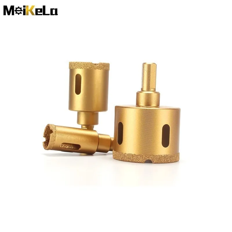 Meikela-diamante Soldadas Núcleo Dry Drill Buraco Saw Acessórios Cortador Corte Porcelana Mármore Vidro Granito 665 mm 1pc
