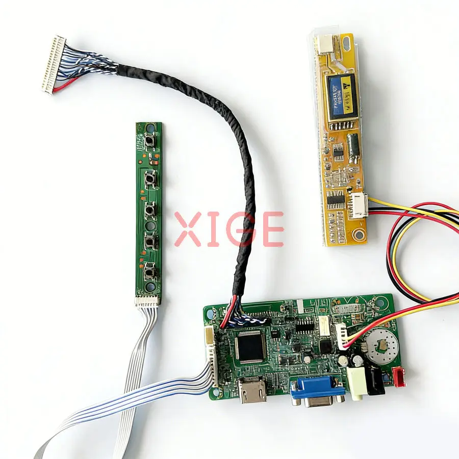

Плата привода контроллера монитора подходит для LP156WH1 B156XW01 CLAA156WA01A M156NWR1 1-CCFL 1366x768 1366*768 HDMI + VGA LVDS 30-контактный комплект «сделай сам»