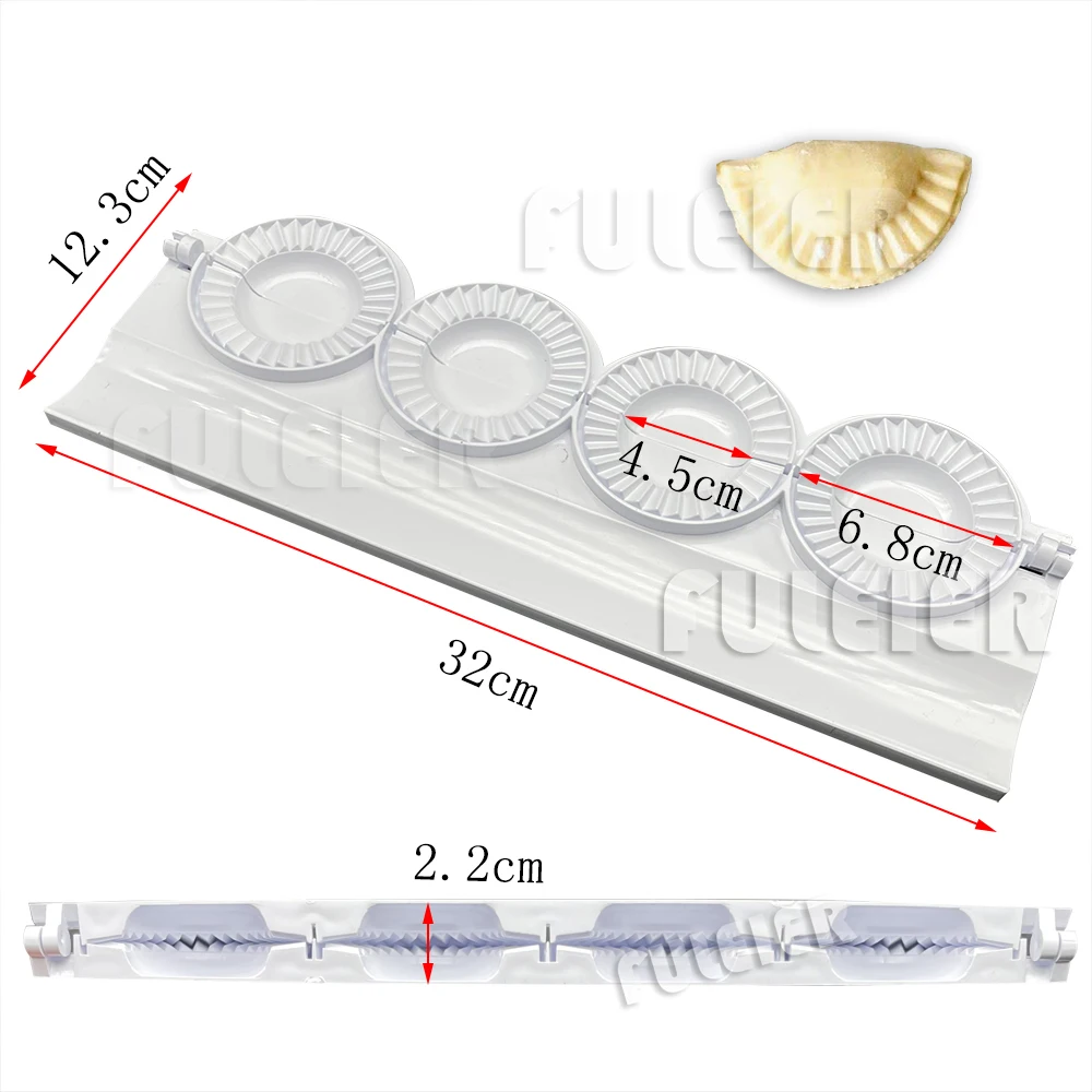 2 style Dumplings Maker Mold Press for Pierogies potato cheese Patties Kitchen Tool Samosa Ravioli Dumpling Pie Empanada Maker