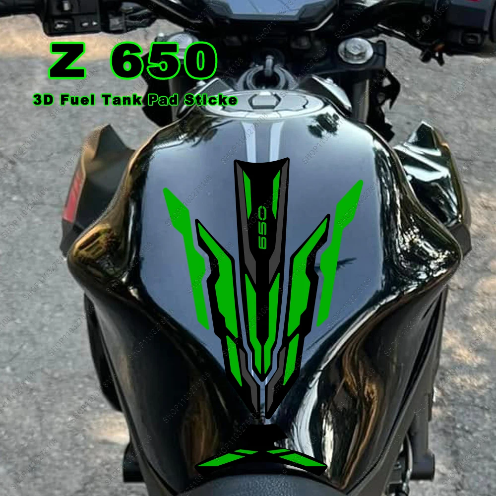 

Z650 Sticker Motorcycle Accessories 3D Epoxy Resin Sticker kit For Z650 Z 650 2017-2024 2023 2022 Non-slip Tank Pad Decal