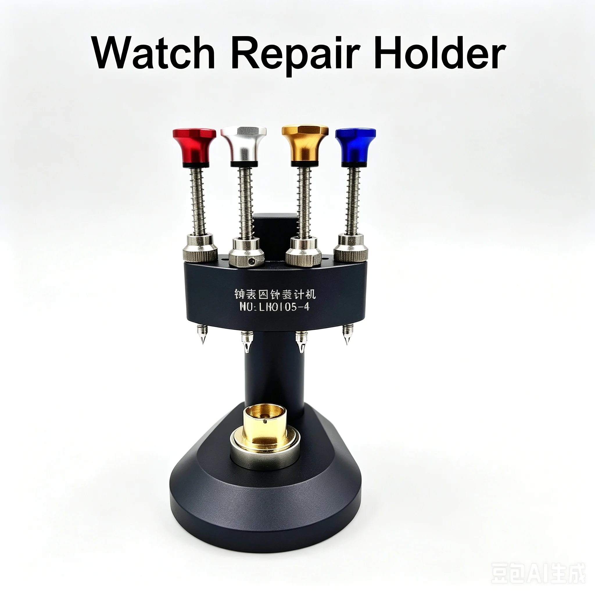 LHO105-4 Precision Watch Hand Fitting Tool – 4-Position Professional Watch Repair Accessory for Installing Watch Hands