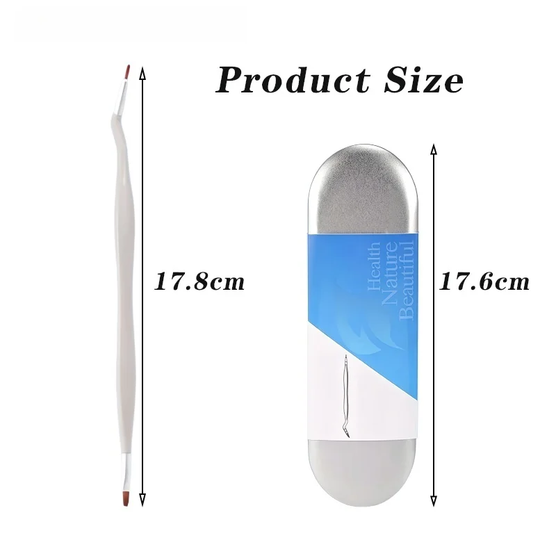 Dental Resin Brush Pen Shaping Silicone Adhesive Straight Curved Handle Mini Micro Brush Dentist Tool Autoclavable