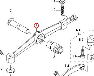 JUKI MB-1371/1377/1373 lifting lever 400-38119 industrial sewing machine parts