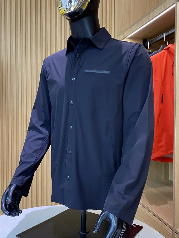 

Quick Dry Long Sleeve Shirt Men's Outdoor Sports Casual Lightweight Spring Fashionable Thin Outerwear Standard Fit Youth
