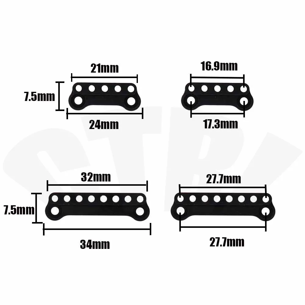 Kit d'invite de tour d'amortisseur pour voitures RC, siège d'extension d'amortisseur, pièces de mise à niveau, MN, D90, D91, D99S, MN99, MN99S, 1/12