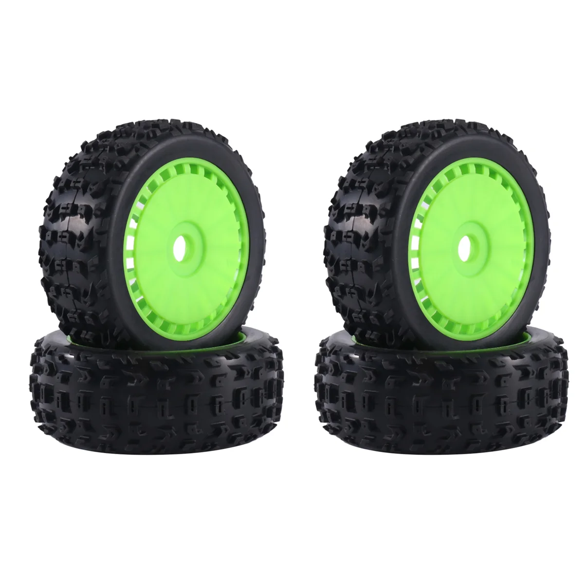 IINBD-4Pcs 116 มม.1/8 RC Off-Road Buggy ยางล้อ 17 มม.Hex,1