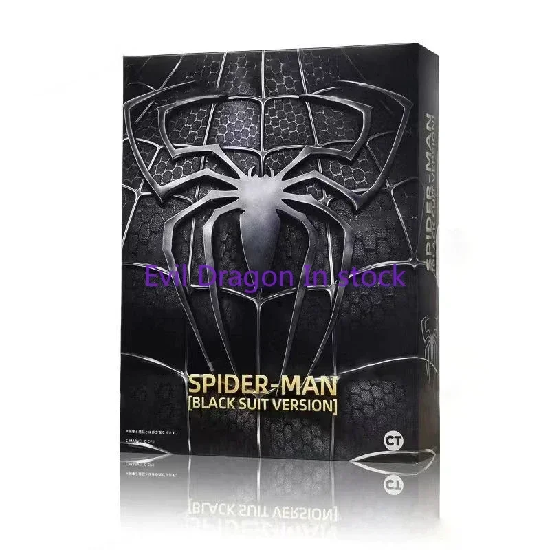 

Figuras De Acción De Anime, Juguetes En Stock, CT 14cm, SHF, Traje Negro, Venom Tobey, Spider Man 2099, Maguire Miquel KO