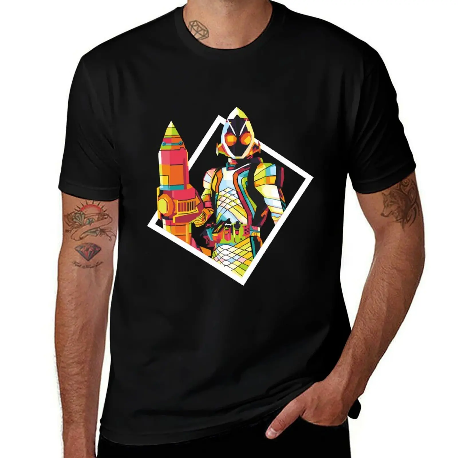 Kamen Rider Fourze T-Shirt Street Style Casual Tee Shirt T-Shirt