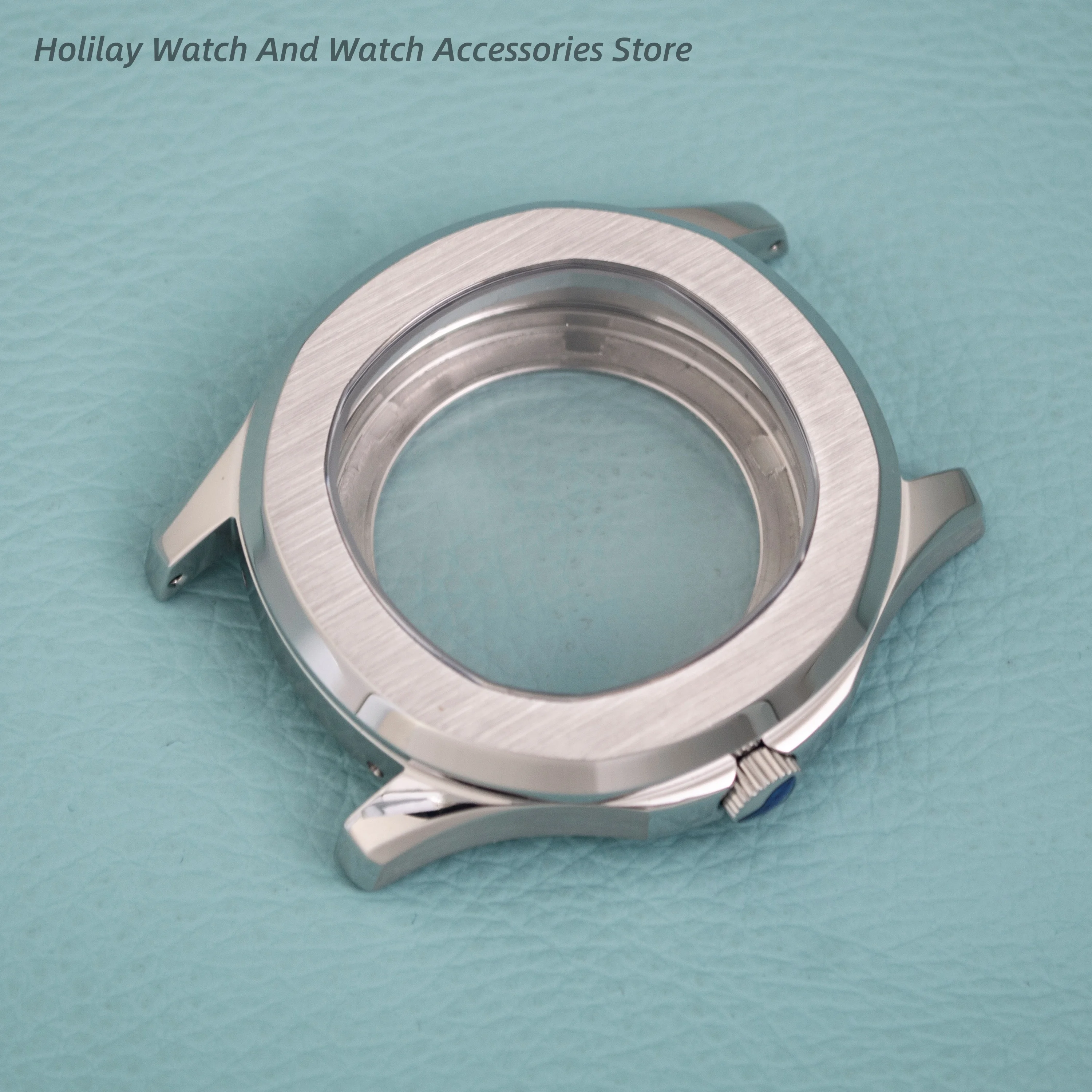 

42MM Watch Case for AQUANAUT Nautilus NH35 Case Stainless Steel Sapphire Glass 10ATM Waterproof Watchcase fit NH35 NH36 Movement