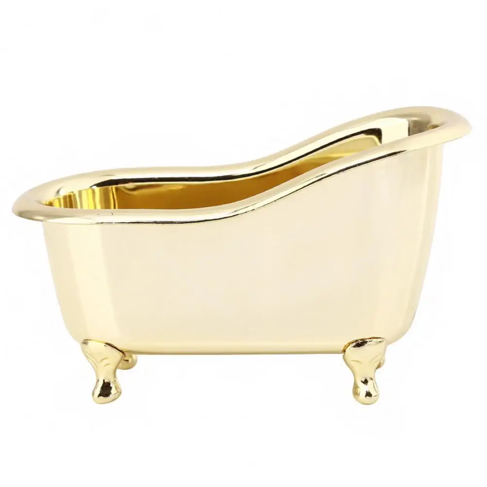 Portable  Exquisite Small Miniature Decoration Bath Tub Box Anti-deform Makeup Holder Anti-slip   for Home