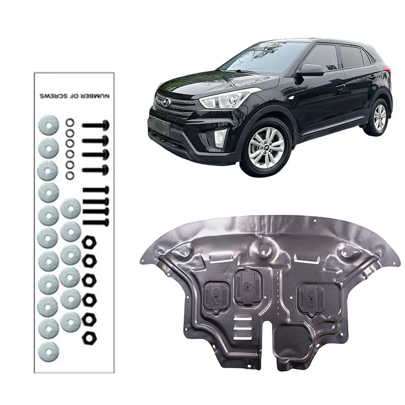 Exact Fit 3D Scanned Underbody Guard Engine Protection Plate Assurance For Hyundai Creta 2015-2019 1.6L 2.0L