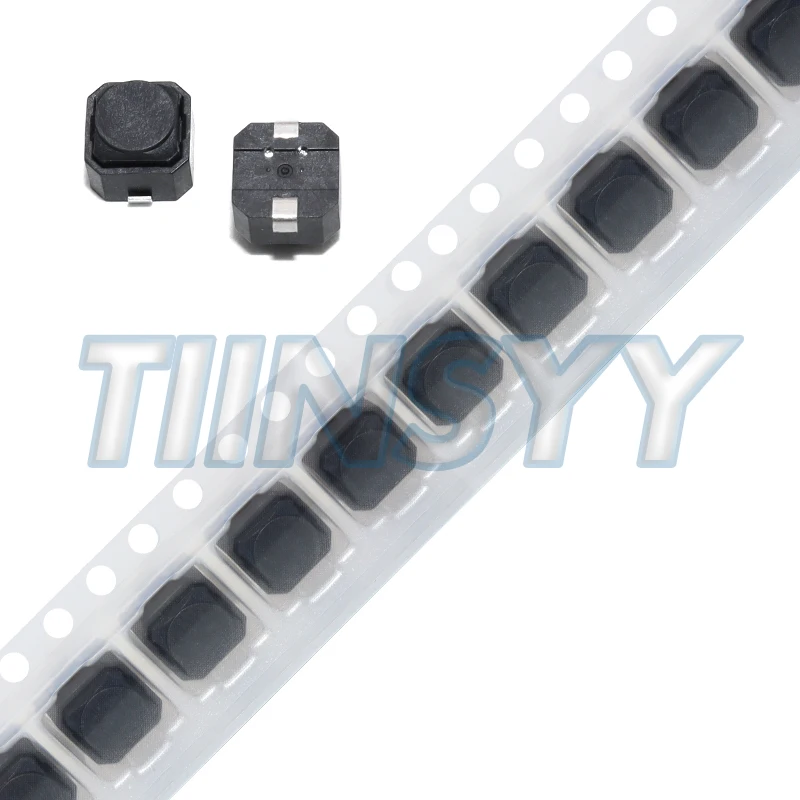20PCS/LOT Tact Switch 6*6*5mm Mute Switch Silicone Keypad Push Button Switch 6X6X5 MM 2Pins Silent Switches